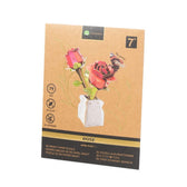 MakeBug 3D modelbouwpakket - rose met Red Admiraal