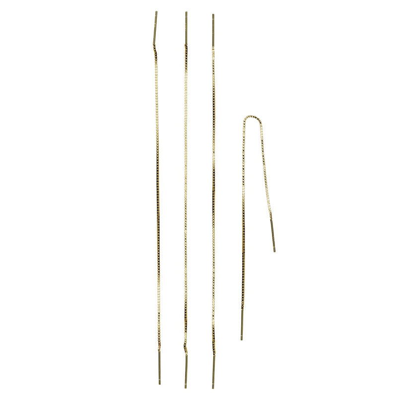 Oorbelketting - 9K verguld - 110 mm - 4 stuks