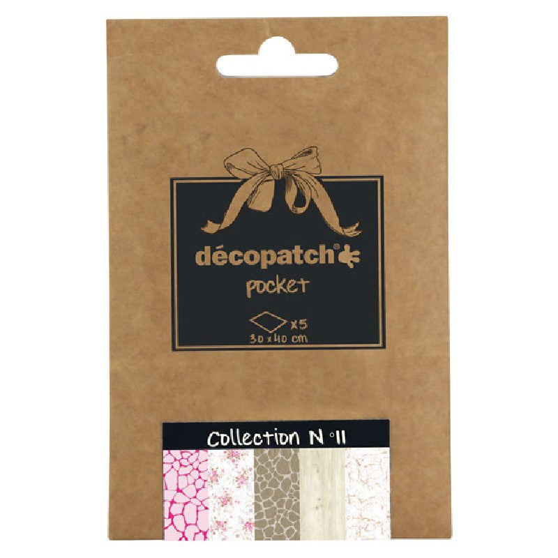 Décopatch pocket - 30x40 cm - 5 vellen - #11