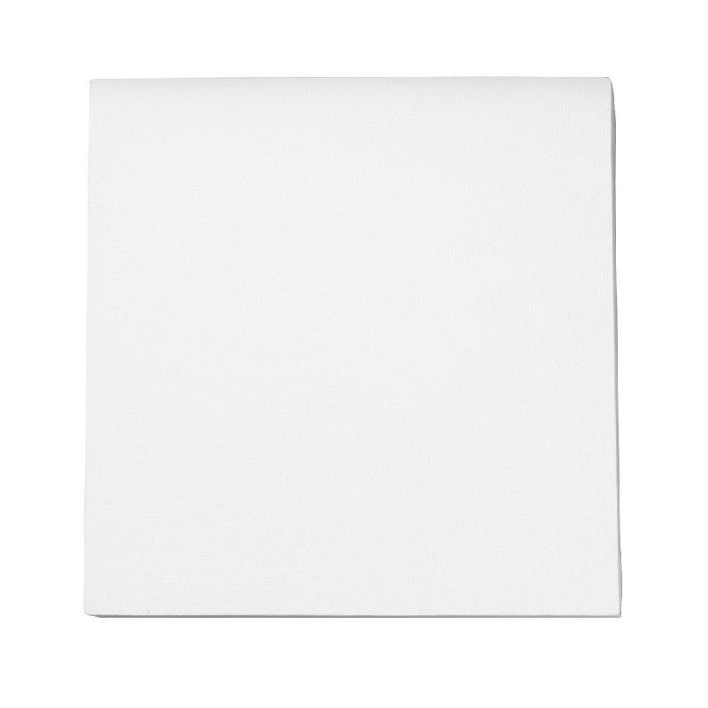 Gespannen canvasdoek - wit - 70x70 cm