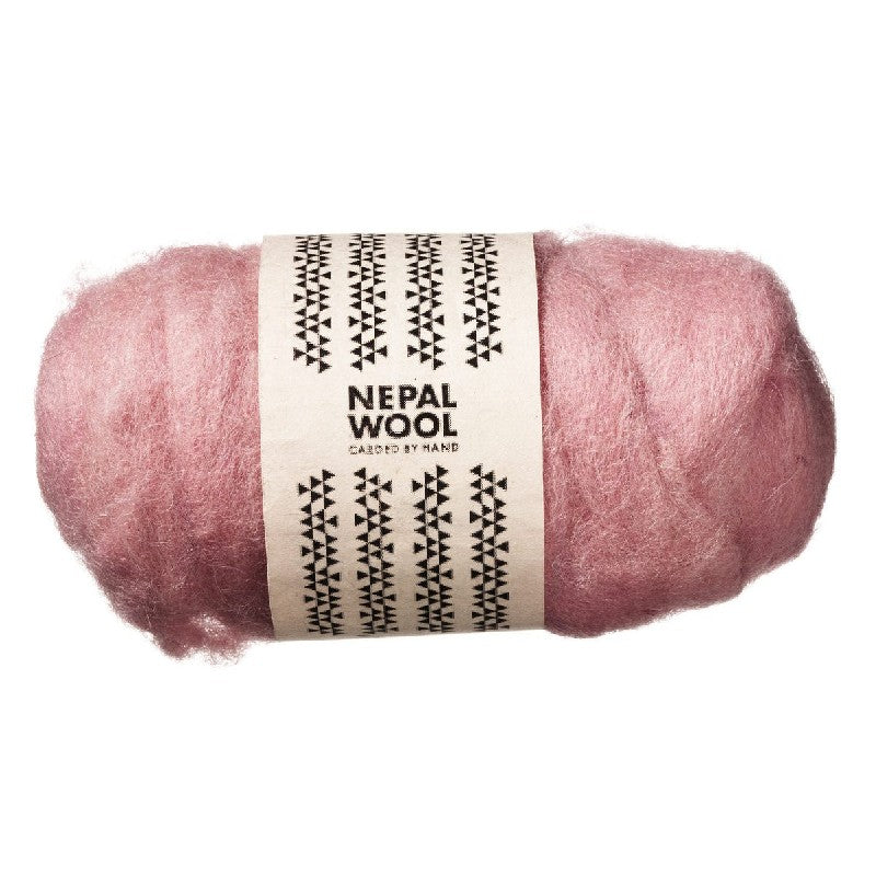Nepal wool lamswol 50 gram- Oudroze
