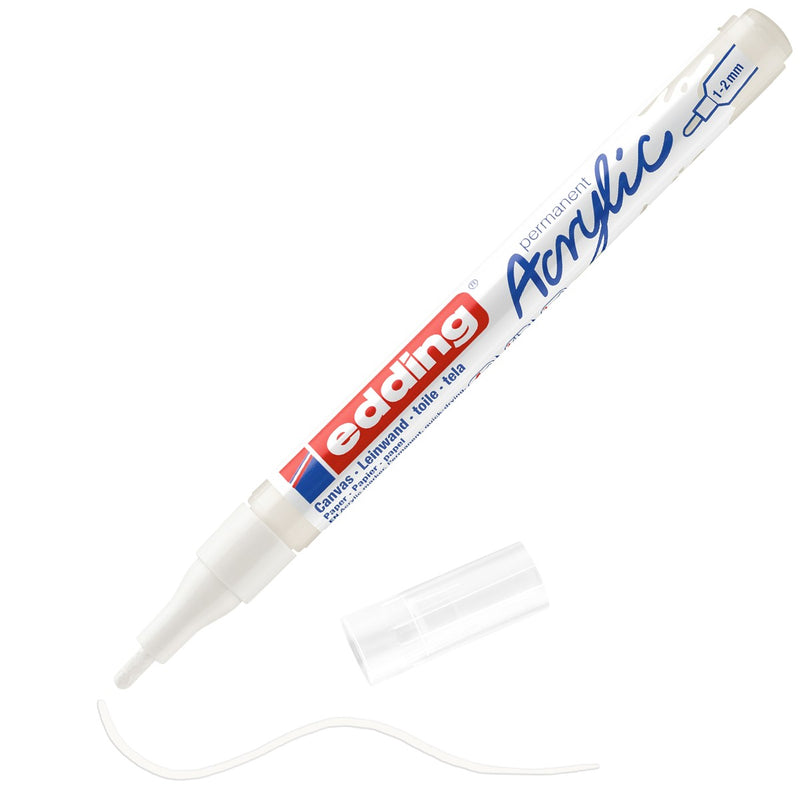 edding 5300 acrylic marker fine - 922 wit