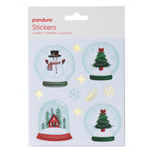 Stickers - sneeuwbol
