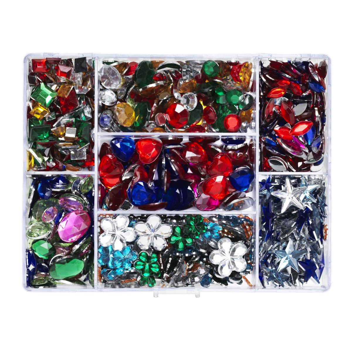 Strass stenen - kleurrijke mix