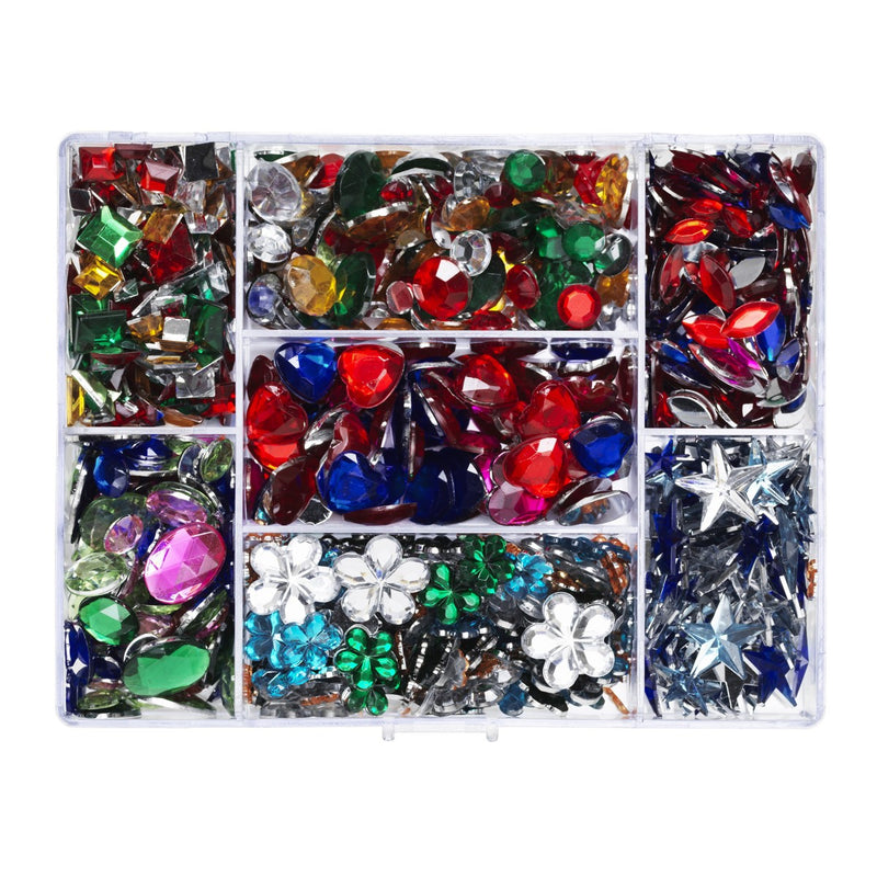 Strass stenen - kleurrijke mix