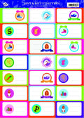 Sinterklaas label stickers