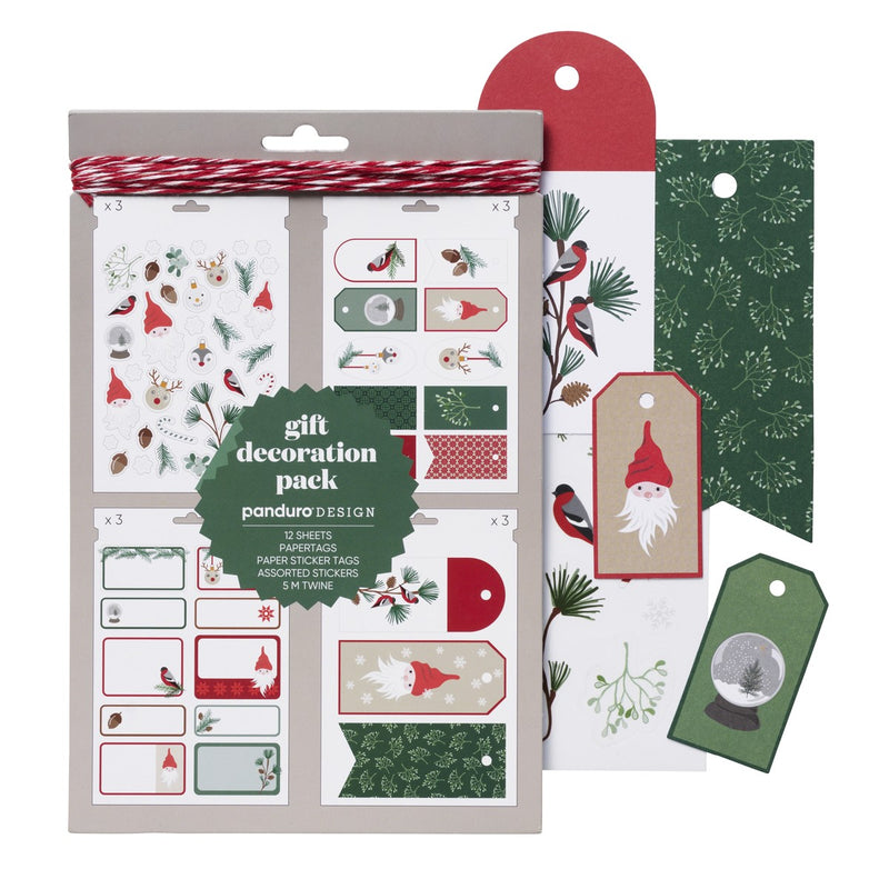 Cadeau decoratie kit - Kerst