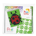 Pixelhobby medaillon startset - lieveheersbeestje