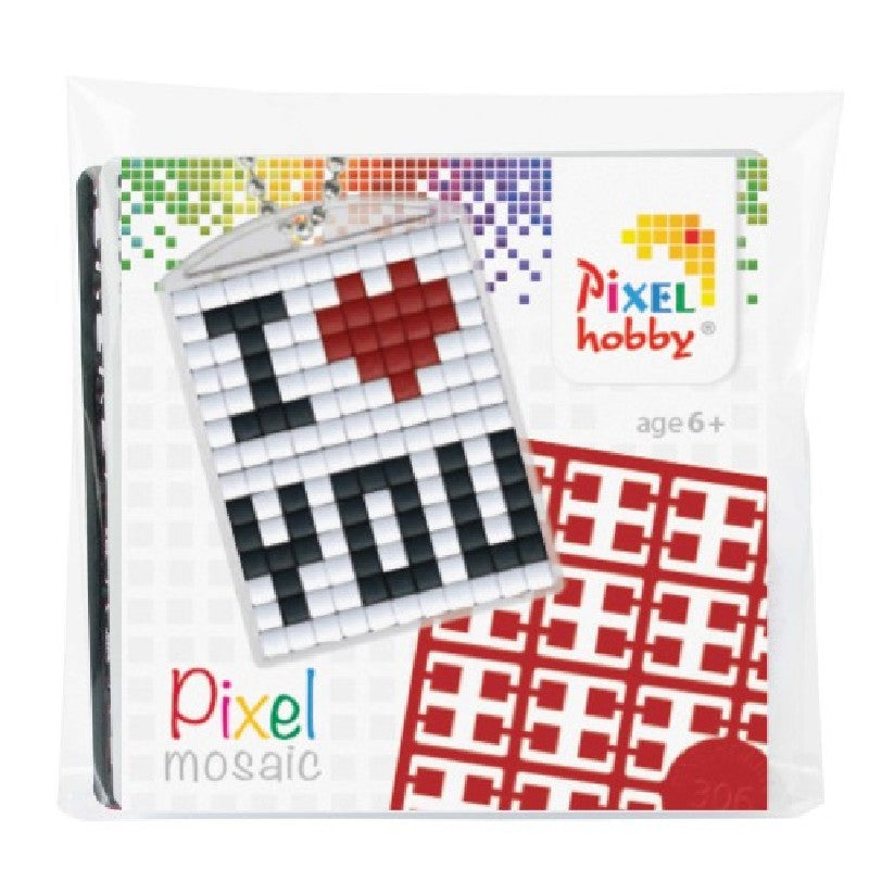 Pixelhobby medaillon startset - I love you