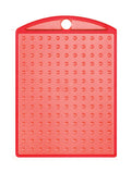 Pixelhobby medaillon - transparant rood