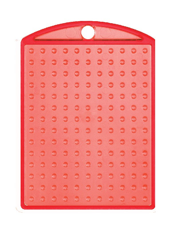 Pixelhobby medaillon - transparant rood