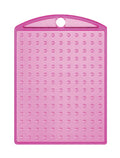 Pixelhobby medaillon - transparant roze