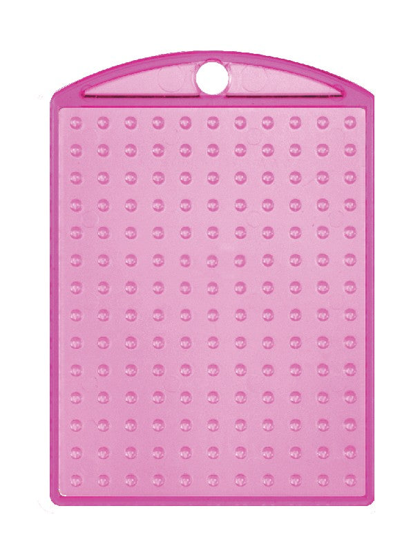Pixelhobby medaillon - transparant roze