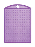 Pixelhobby medaillon - transparant paars
