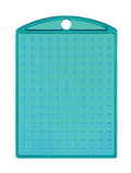 Pixelhobby medaillon - transparant turquoise