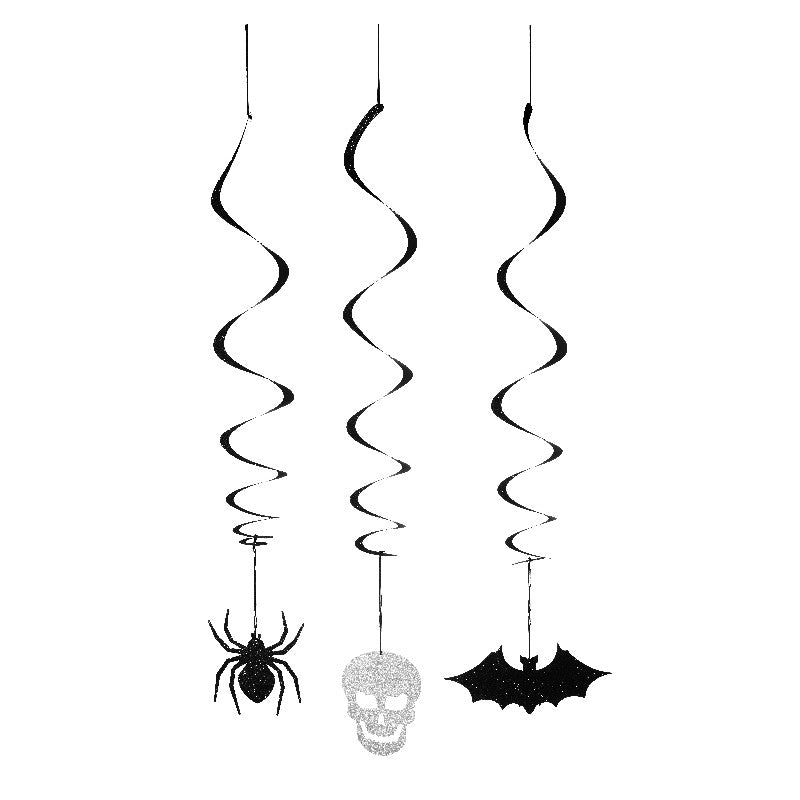 Halloween spirals h.80cm 3st