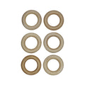 Houten ringen - 38 mm - 6 stuks