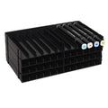 Spectrum noir opbergrek voor 72 stuks- Zwart