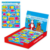 Cadeau etiketten - Sinterklaas vrolijke kleuren