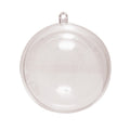 Plastic bal - transparant - 12 cm