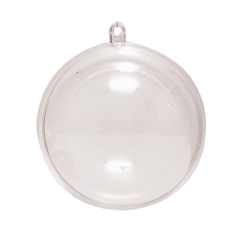 Plastic bal - transparant - 12 cm
