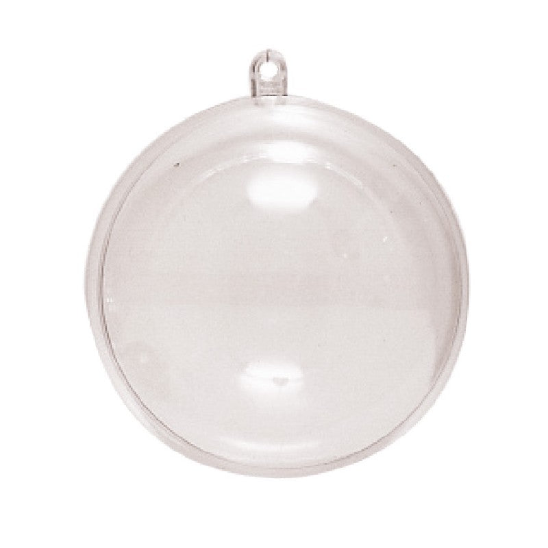 Plastic bal - transparant - 14 cm