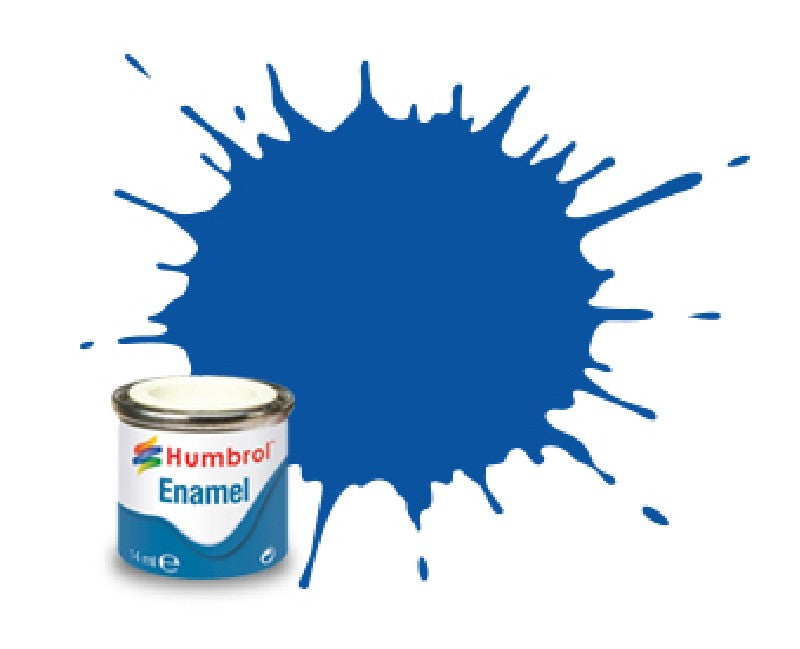 Humbrol 14 enamel - 14 ml helderblauw hoogglans
