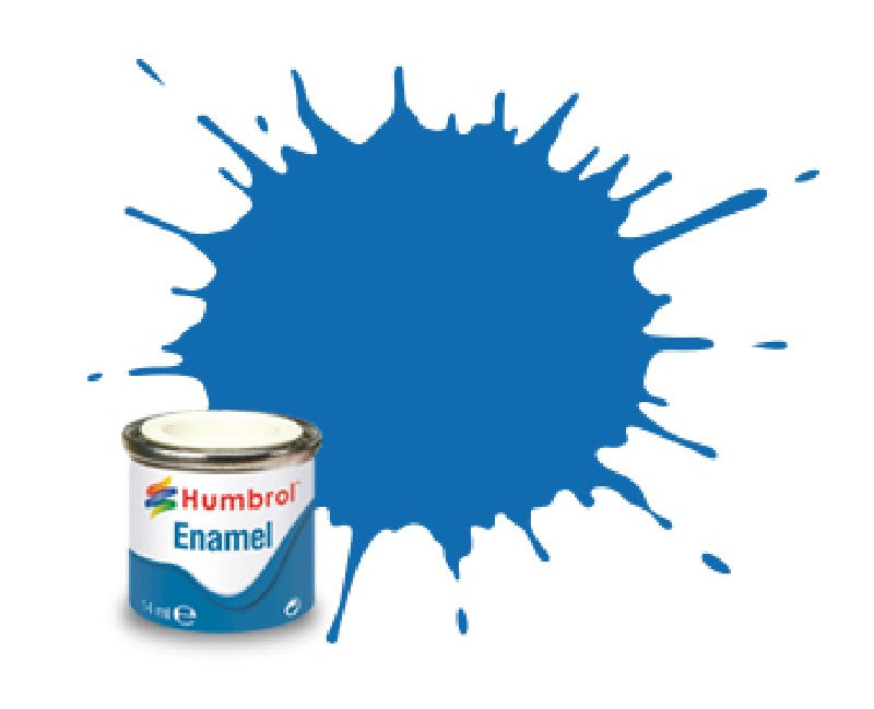 Humbrol 52 enamel - 14 ml blauw metallic
