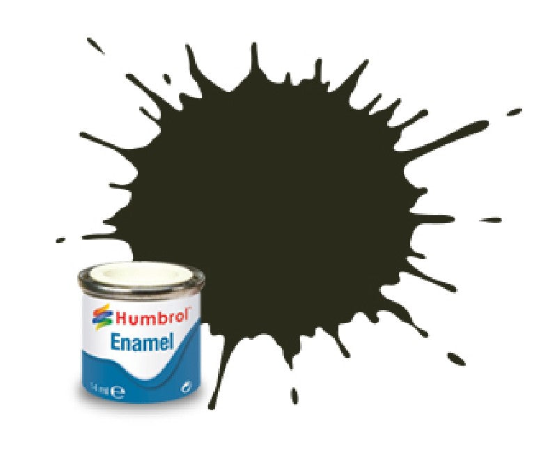 Humbrol 53 enamel - 14 ml donkergrijs metallic
