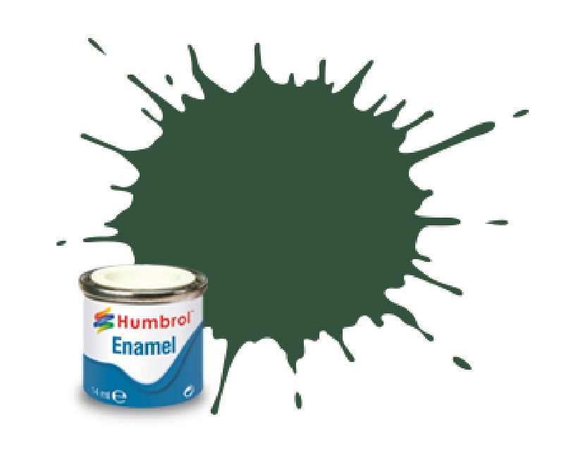 Humbrol 78 enamel - 14 ml mosgroen mat