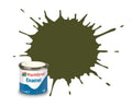 Humbrol 155 enamel - 14 ml legergroen mat