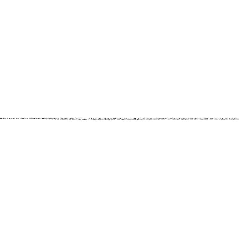 dunne ketting 0,6 mm - zilverkleurig