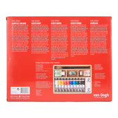 van Gogh acrylverf kist basic - 10x40 ml + accessoires