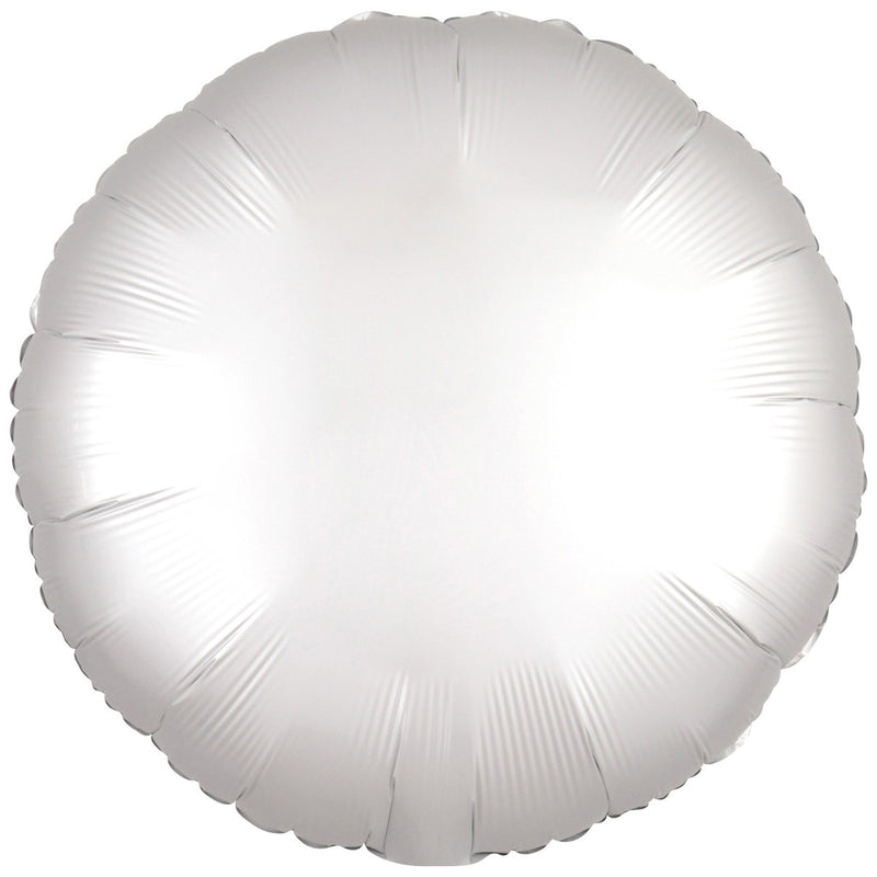 folie ballon 43 cm - wit