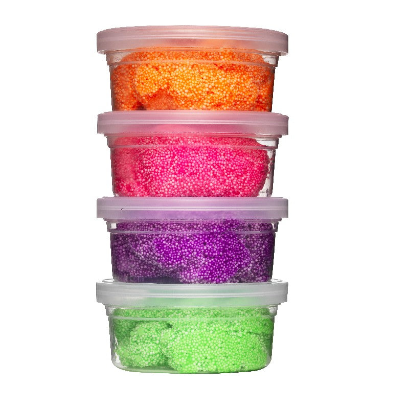 Panduro set foamklei - 4 stuks - vrolijke kleuren