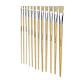 Panduro penselen set - olieverf - plat