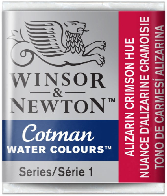 W&N Cotman Watercolours - half napje - alizarin crimson hue