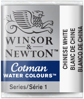 W&N Cotman Watercolours - half napje - chinese white