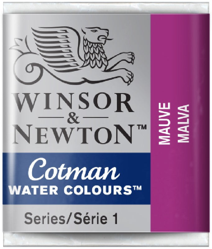 W&N Cotman Watercolours - half napje - mauve