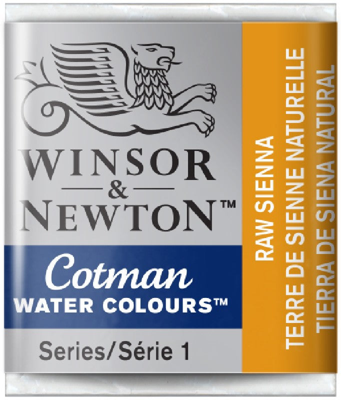W&N Cotman Watercolours - half napje - raw sienna