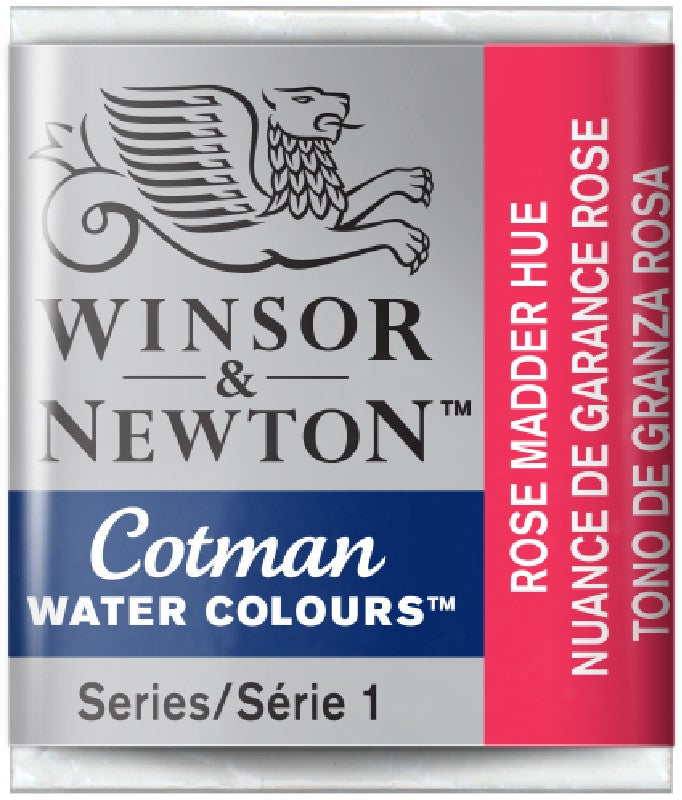 W&N Cotman Watercolours - half napje - rose madder