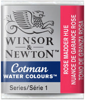 W&N Cotman Watercolours - half napje - rose madder