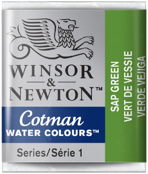 W&N Cotman Watercolours - half napje - sap green