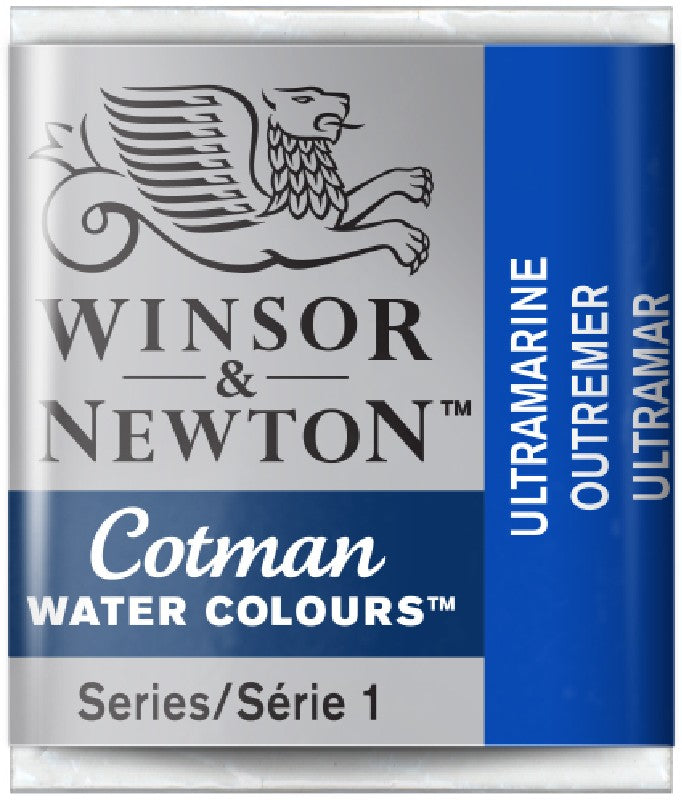 W&N Cotman Watercolours - half napje - ultramarine