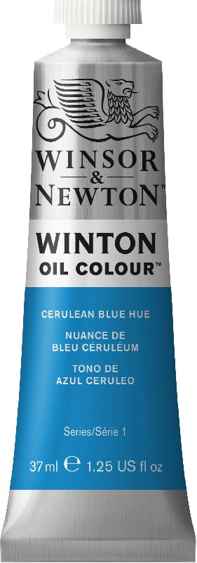 W&N Winton oil - 37 ml - cerulean blue phthalo hue