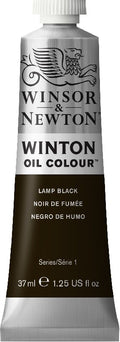 W&N Winton oil - 37 ml - lamp black