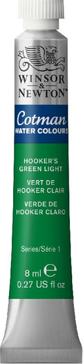 W&N Cotman Watercolours - tube - 8 ml - hooker's green light