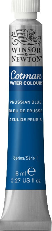 W&N Cotman Watercolours - tube - 8 ml - prussian blue