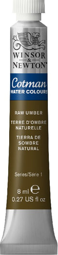 W&N Cotman Watercolours - tube - 8 ml - raw umber