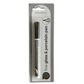 Glas- en porseleinstift - 1 mm - zwart